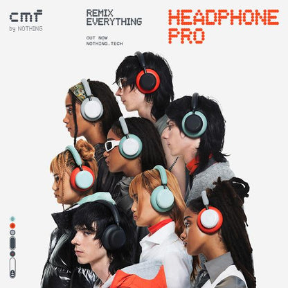 Outdoorfun Cmf Pro Wireless Modular Over-Ear Headphones with Active Noise Cancellation, Hi-Res LDAC, 100-Hour Battery Life, and Interactive Controls